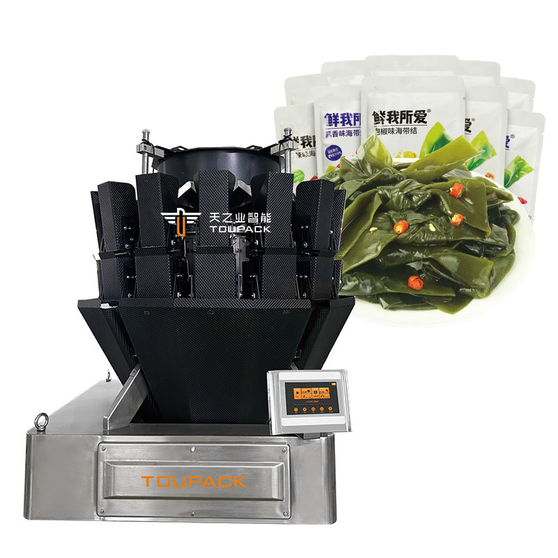 Automatischer Kelp-Schraubenspeiser Kombinationswieger Füllung klebriges Produkt Lebensmittel Fleisch Fisch Rindfleisch Huhn Mehrköpfige Waage