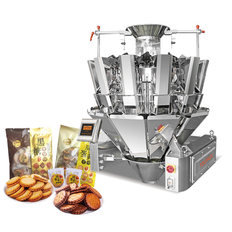 Automatische Mehrköpfige Waage Vertikale Getreidebeutel Verpackungsmaschine Getreide Bohnen Verpackungsmaschine Nüsse Verpackungsmaschine