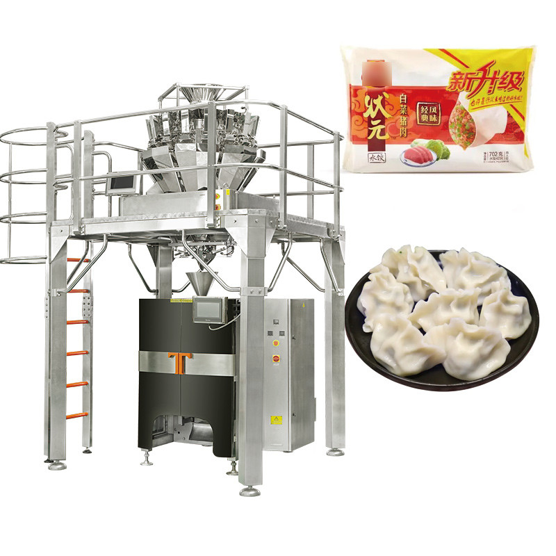 Kombinierte Waage Rindfleisch Gewichtung Füllverpackungsmaschinen Thunfisch 10/14 Kopf Gewichtung Verpackungsmaschine