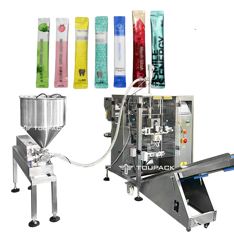 Automatische kleine Taschen Mundwasser Verpackungsmaschine Make-up Wasser Schmierstoffe Waschen Flüssigkeit Wiegen und Verpackung Systeme