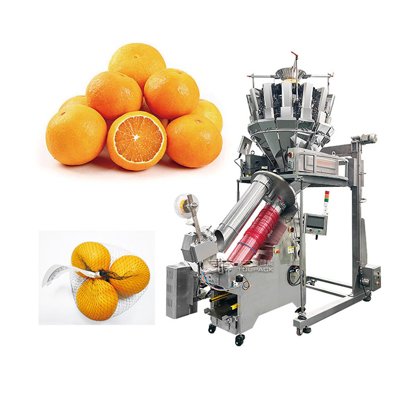 10 Kopf Mehrköpfige Waage Kartoffel Zwiebelnetz Tasche Verpackungsmaschine Fruchtkombination Waage Produktionslinie