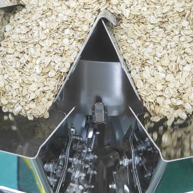 10/14 Hopper Mehrköpfige Waage Pelletverpackungsmaschinen Kunststofftüten Vertikale Mehrköpfige Waage Verpackungsmaschine