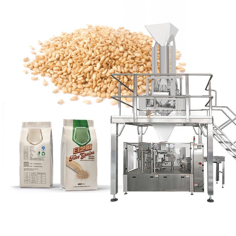 1kg 2kg 5kg Bohnen Getreide Hundefutter Erdnuss Getrocknete Früchte Reis Tasche Snack Granule Packer Maschine Hersteller