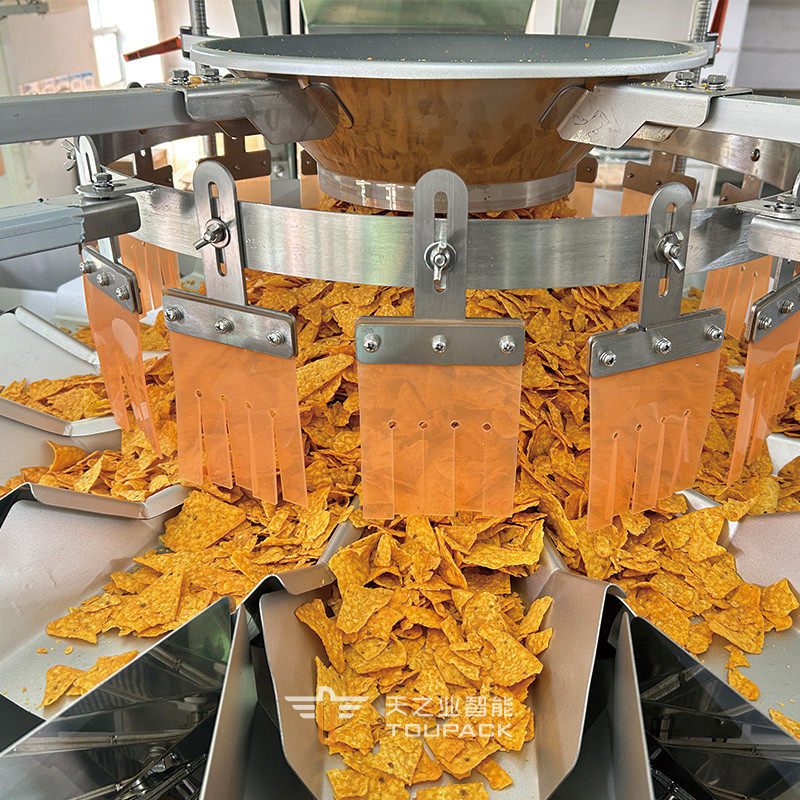 Getreide lineare Waage Hafergewichtung und Verpackungsmaschine 240g 500g Erdnüsse Verpackungsmaschine