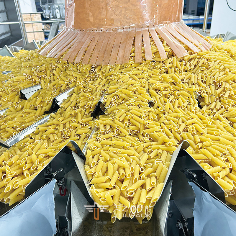 Getreide lineare Waage Hafergewichtung und Verpackungsmaschine 240g 500g Erdnüsse Verpackungsmaschine