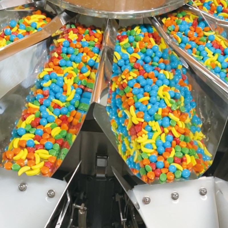 Multi-Funktion Automatische Gläser Flasche Kann Baumwolle Gelee Popcorn und Erdnuss Puffed Food Füllmaschine