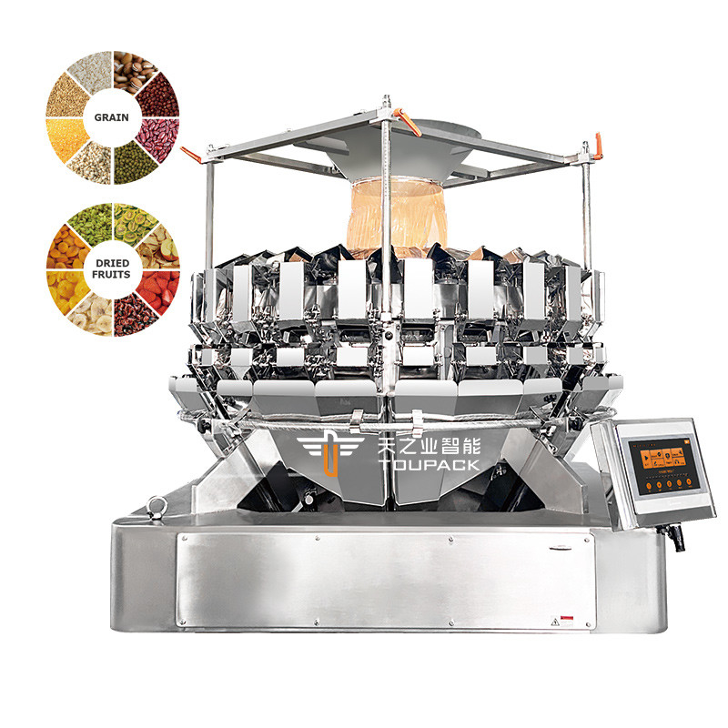 200g 500g Granulaverpackungsmaschine Snacks Krispinen Rosinen Reiskörner Süßigkeiten Nüsse Kekse Erdnüsse Samen Jujube Verpackungsmaschine
