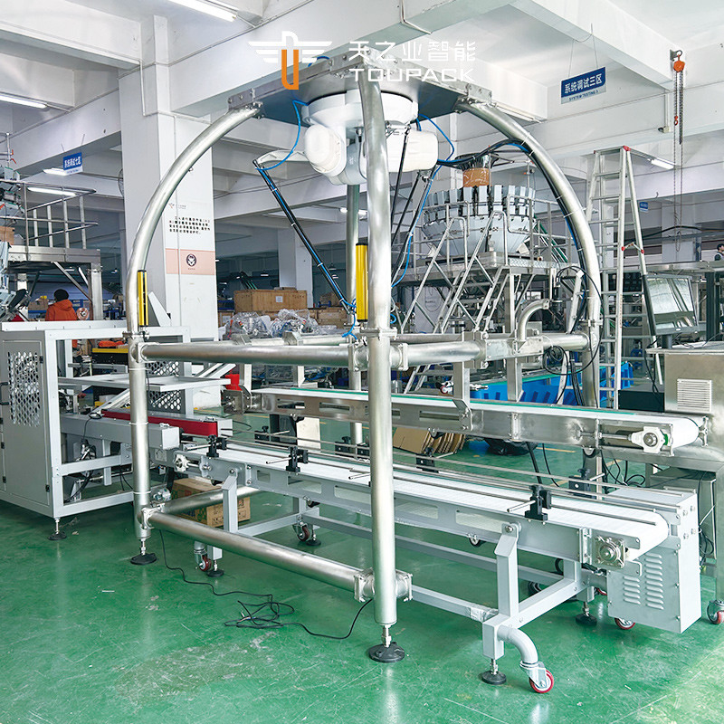 Combiweigh Multihead Weigher 500g 1kg 5kg Multihead Weiger Verpackungsmaschine Grüne Pfeffer Orange Verpackungsmaschinen für Kartons