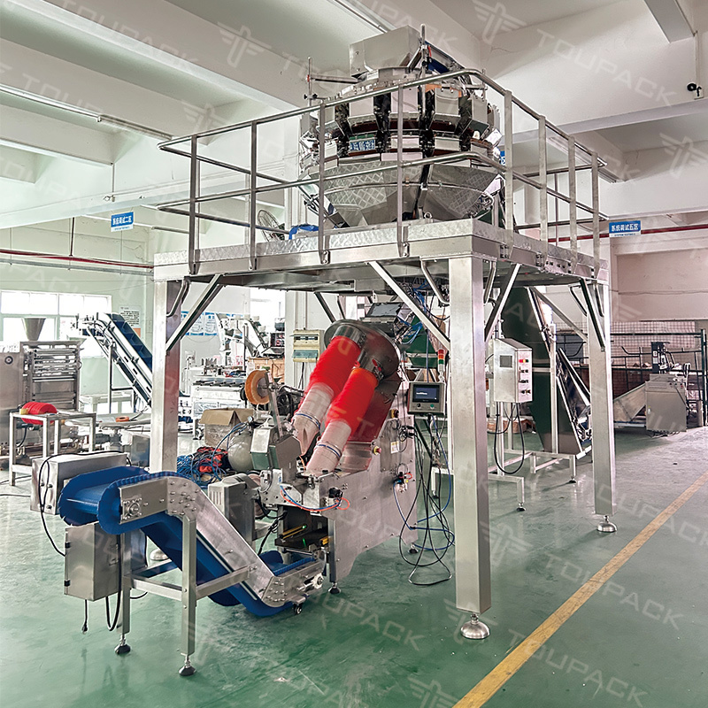 High Quality Automatic Walnut Net Bag Clipping Packing Machine Garlic Onions Potatoes Citrus Mesh Bag Packing Machine Chocolate Coins Mesh Bag Packing Machine