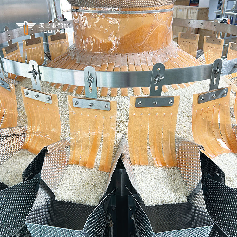 Automatische Pistazienpopcorn Maisflocken Rösten Erdnüsse Verpackungsmaschine Cashew Nüsse Mehrköpfige Waage Verpackungsmaschine