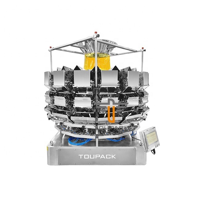 Hochgeschwindigkeitsmaschine zur Verpackung von Salaten mit 14 Kopf-Mehrköpfigen Maschine zur Verpackung von getrockneten Früchten