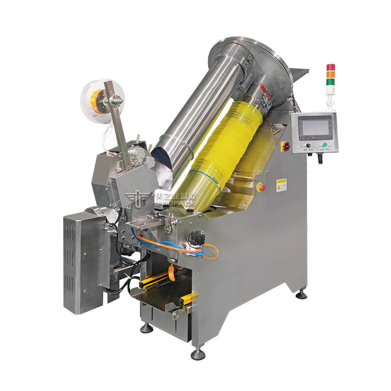 Full-automatic Stainless Steel 304/316 Mesh Bag Packing Machine with 25-40 BPM Speed and 220V Electric Drive
