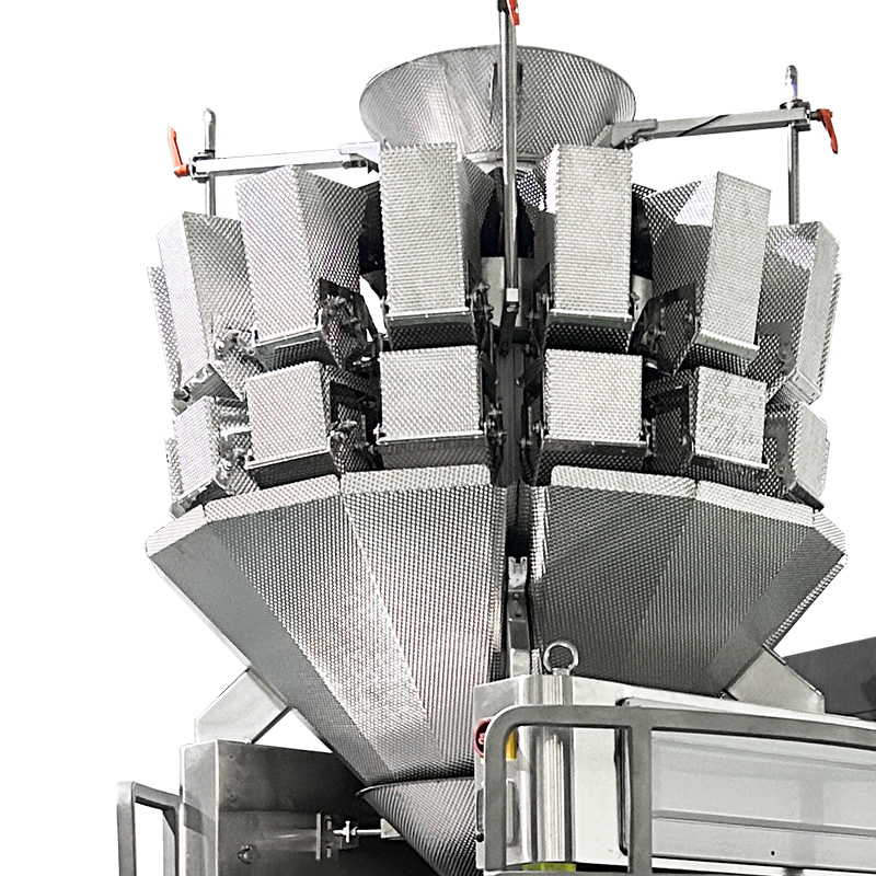 Mehrköpfige Waage Granatapfelnetz Tasche Schneidemaschine Ingwer Zwiebel Knoblauch Mesh Tasche Verpackungsmaschine