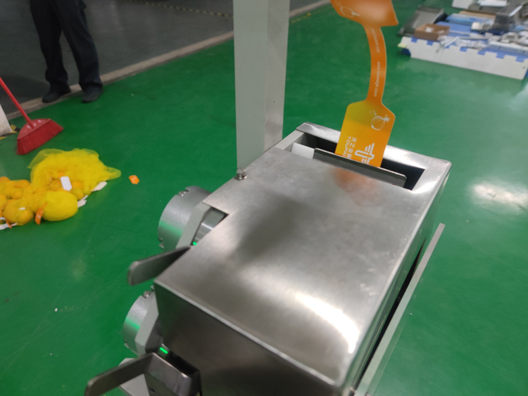 Automatische Netzbeutel-Verpackungsmaschine, Wägebereich 3g-5000g, für das Verpacken von Gemüse, Obst, Ingwer, Kartoffeln, Zitrusfrüchten