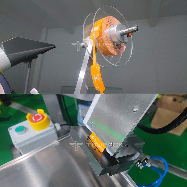 Beutelverpackungsmaschine für Würstchen, Obst und Gemüse, halbautomatische Netzbeutelmaschine