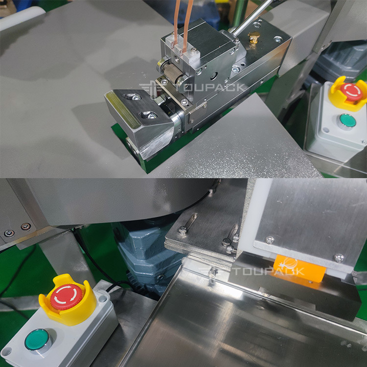 Gemüse-Netzbeutel-Verpackungsmaschine Karotte Halbautomatisches Netzbeutelsystem Wiege- und Verpackungsmaschine