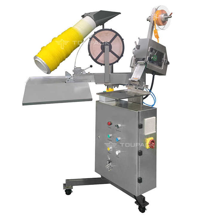 Gemüse-Netzbeutel-Verpackungsmaschine Karotte Halbautomatisches Netzbeutelsystem Wiege- und Verpackungsmaschine