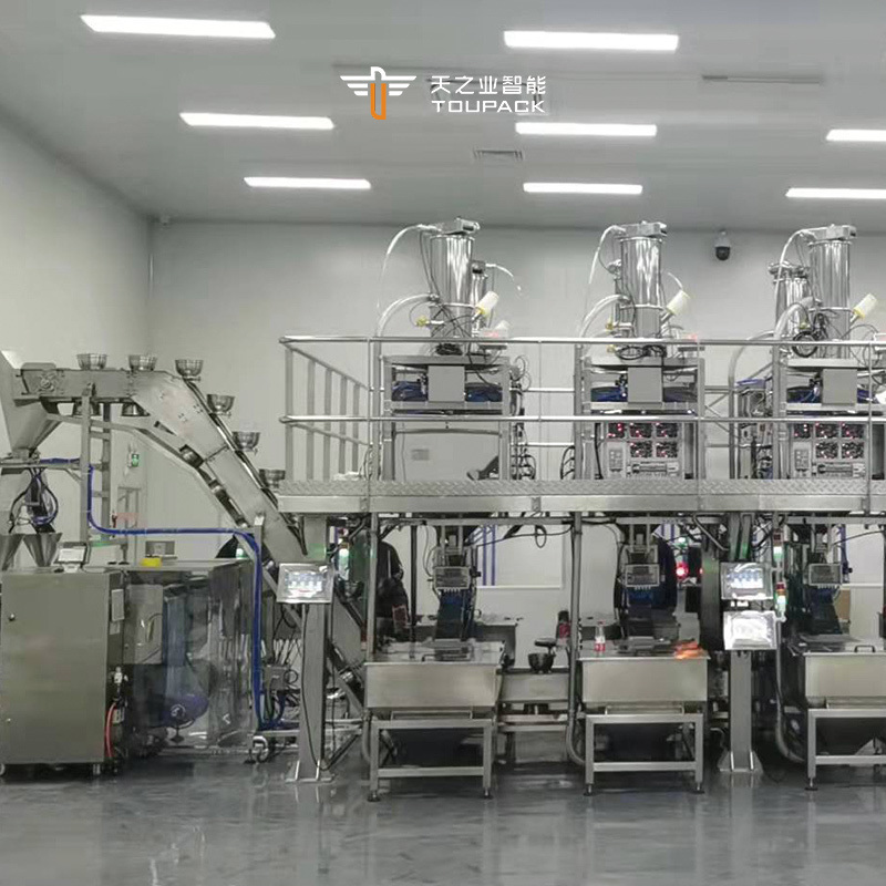 VFFS 1kg 2kg 5kg Automatische Wiege- und Tierfutterbeutel-Verpackungs- und Versiegelungsmaschine für Geflügelfutter