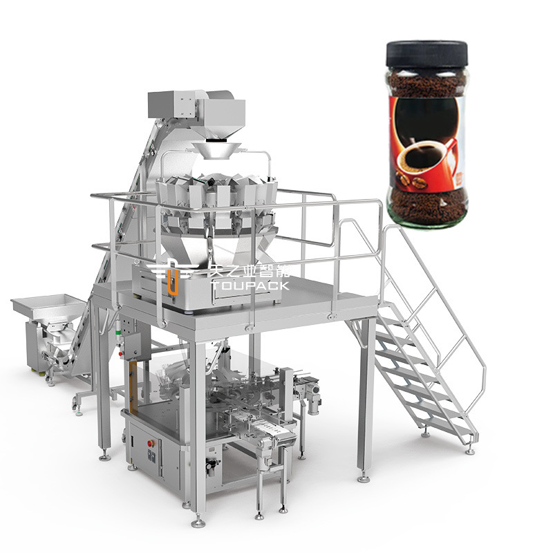 Kaffee Power 1kg 2kg 5kg gemahlener Kaffee Verpackungsmaschine Zipper Beutel ganze Bohne Kaffee Verpackungsmaschine