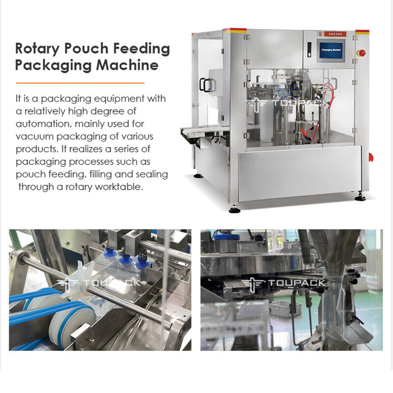 VFFS Packaging Machine For Desiccant Tablets Premade Pouch Packing Machine With Multihead Weigher