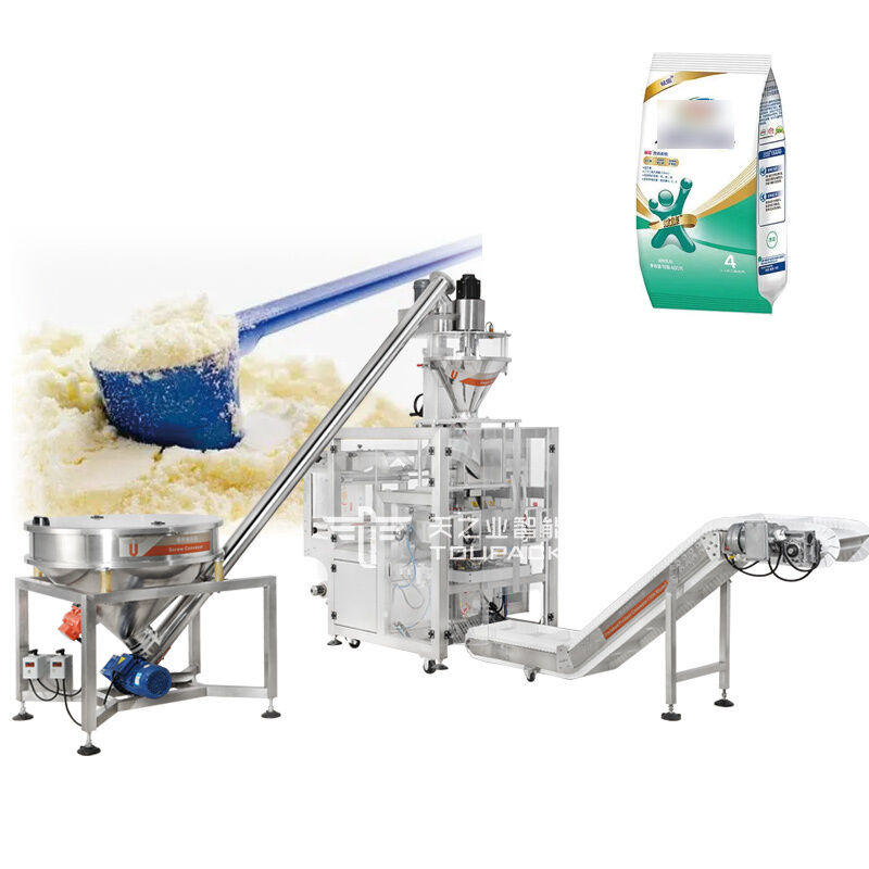 Automatischer Schneckenfüller für Gewürzpulver, Lebensmittel, Proteinpulver, vorgefertigte Beutel, Pick-Fill-Seal-Verpackungsmaschine für vorgefertigte Beutel