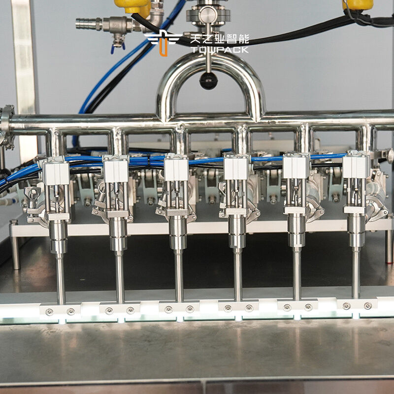 Automatische Mehrspur-Abfüllmaschine für 50ml 100ml Flüssigkeitsbeutel, Fruchtsaft, Eis am Stiel, Gelee-Riegel, Streifenbeutel