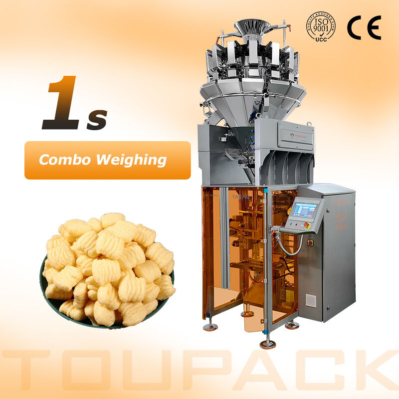 Automatische vertikale Hochgeschwindigkeitsverpackungsmaschine für Snacks, Nüsse, Granulat, Lebensmittelverpackungsmaschine