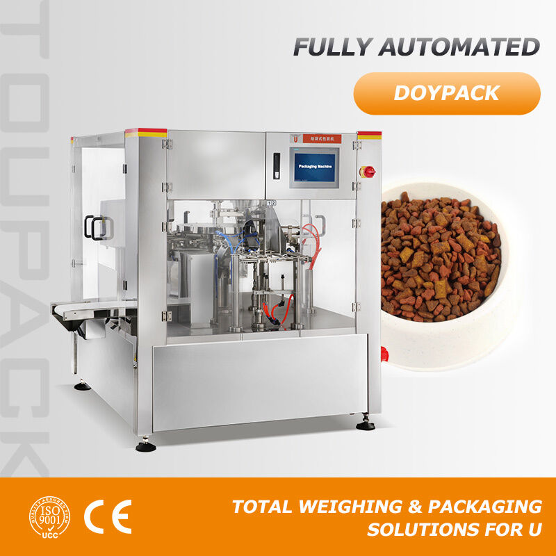 Automatische Doypack-Verpackungsmaschine für Cashew-Mandel-Erdnuss-Snack-Food-Standbodenbeutel