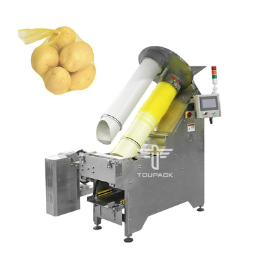 Vollautomatischer Mesh Net Bag Packing Machine für Kartoffel-manuelle Einstellung