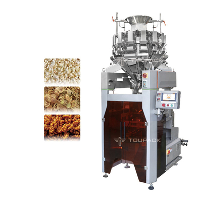 Kopf 14 ganz in einer wiegenden Verpackmaschine stieß Nahrung-Multihead-Wäger 4kw luft