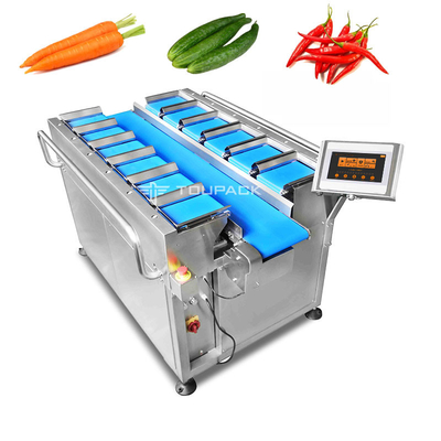 Halb automatischer 12 Gurt-Kombinations-Wäger für Gemüsekarotten-Gurken-Paprika