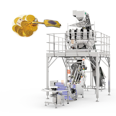 Nettotaschen-Mesh Bag Packing And Weighing-Maschinen-FO-Münzen-Schokoladen-Gemüsefrucht