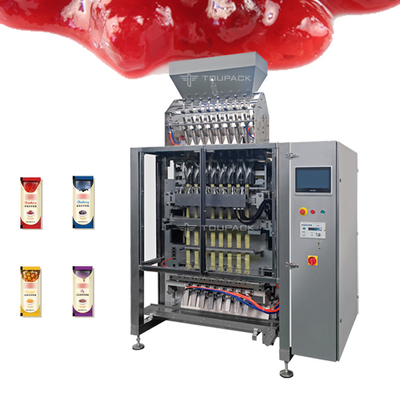 Verpackmaschine Edelstahl-Kissen-Verpackungsmaschine-Stau-Jelly Candy Stick Multi Lanes