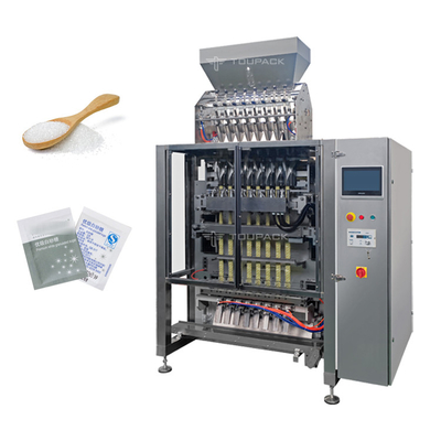 Hohe Körnchen-Verpackungsmaschine der Genauigkeits-5g trocknende Sugar Packing Machine Multi Lane