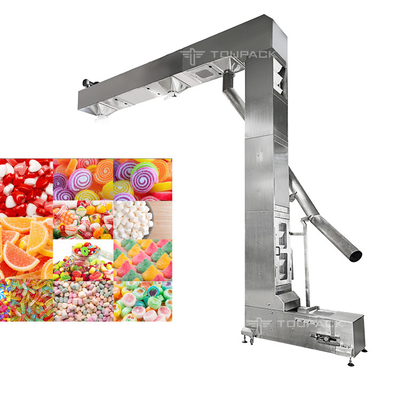 Süßigkeits-Imbiss-Erdnuss-Korn-Tee-Kettenbecherwerk T/C/z-Art Doppelt-Ausgang für Nahrungsmittelmaschine