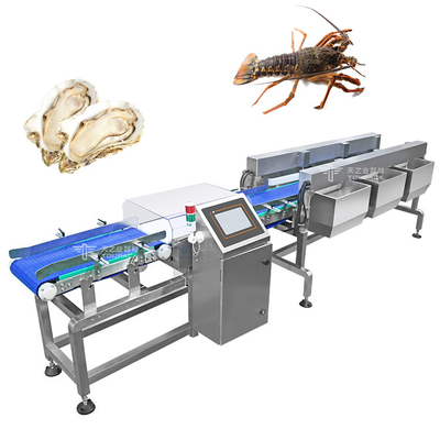Touchscreen Gewichtssorting-Maschine für Haarige Krabben und Huhn Automatische Mehrstufenaufsicht Wieger