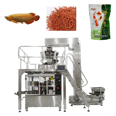 Vollautomatische vertikale Granulaverpackungsmaschine Hunde- und Katzenfutterverpackung Fischschildkröte Tierfutterwiegen