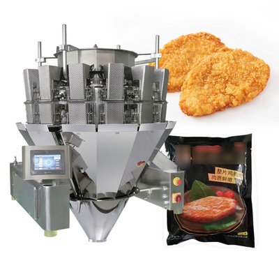 Anpassung Intelligente Fleischschnitte Mehrköpfige Gewichtsverpackungsmaschine Fleischschnitte Füllverpackungsmaschine