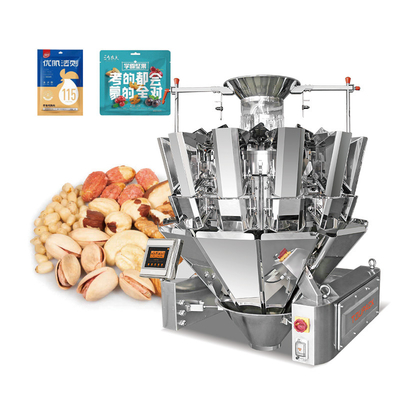 Maschine zur Verpackung von Granulatmaschinen mit Vielkopf-Wagen für Cookies Maschine zur Verpackung von Granulatmaschinen für Haustiere