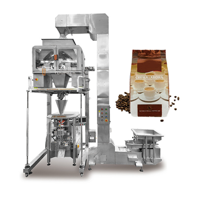 240g 480g 1kg Beschichtete Erdnusshalter Reißverschluss Tasche Doypack Verpackung Getrocknete Früchte Snack Mehrköpfiger Wieger Vorgefertigte Taschenverpackungsmaschine