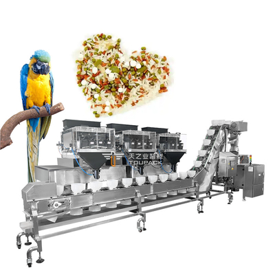 2,5 kg Papageienfutter-Verpackungsmaschine mit Mehrkopfwaage