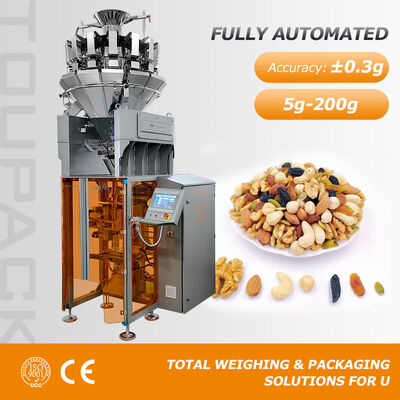 Automatische Verpackungsmaschine für Chips, Nüsse, Süßigkeiten, Samen, Granulate und Vertikalverpackungen