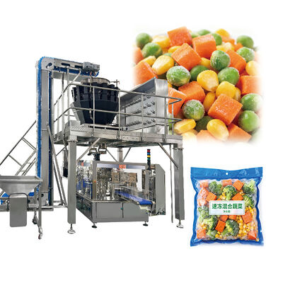 Mehrkopfwaage für Tiefkühlgemüse-Verpackungsmaschine für Lebensmittelverarbeitungsbetriebe
