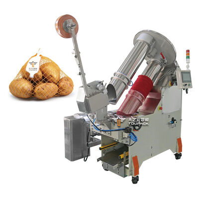 Automatische Netzschneidemaschine für die Netzbeutelverpackung von Zwiebeln, Kartoffeln und Zitrusfrüchten