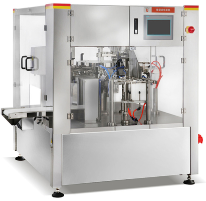 SUS304 Intelligente RPP-Rotations-Vakuumbeutel-Verpackungsmaschine Vorgefertigter Stehbeutel