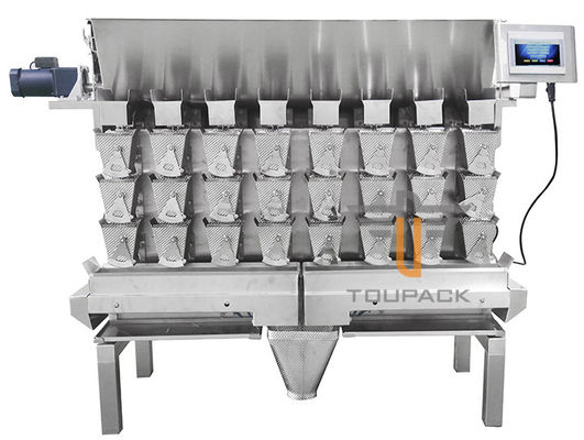 Kopf der hohe Genauigkeits-Gedächtnis-Eimer-klebriger Fleisch Multihead-Wäger-Skala-14