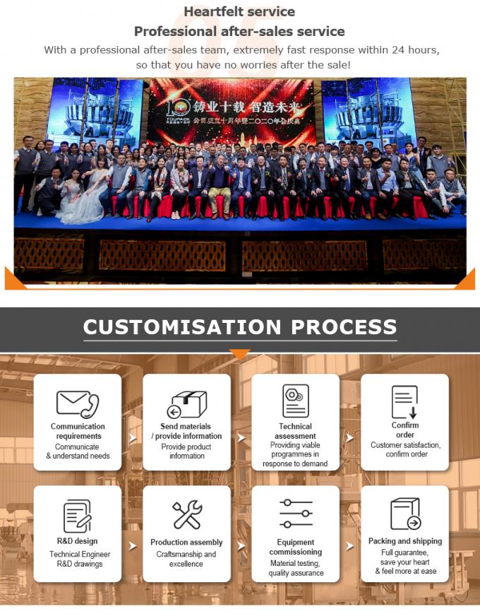Knuspriges Getrocknetes Gemüse Mehrköpfige Gewichtsverpackungsmaschine Gefriergetrocknete Gemischfrucht Mango Erdbeere Verpackungsmaschine 15