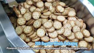 200g-1000g automatische vertikale Verpackungsmaschine für Granulat und Snackprodukte