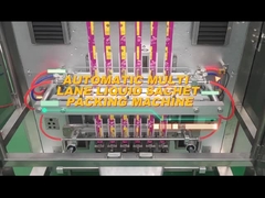 TOUPACK Multi-Lane Back Seal Verpackungsmaschine Granulatpulver-Flüssigkeitsverpackungsmaschine