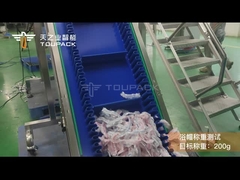 200g Einweg-Dusche-Kappe Mehrkopf-Wägegerät Nahrungsmittel-Kunststoffverpackung Automatische Waage